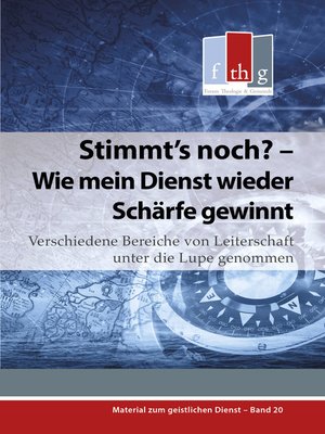 cover image of Stimmt's noch?--Wie mein Dienst wieder Schärfe gewinnt